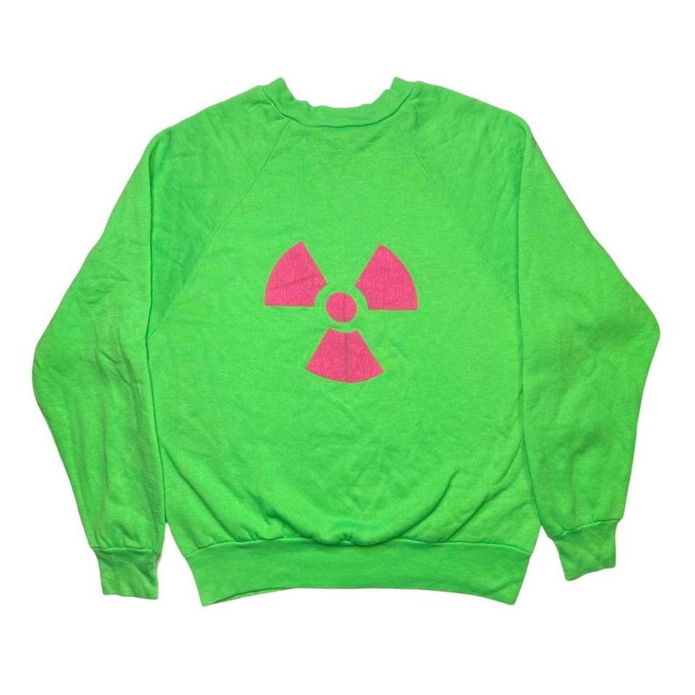 Vintage Quicksilver neon green sweater - Picture 2 of 5